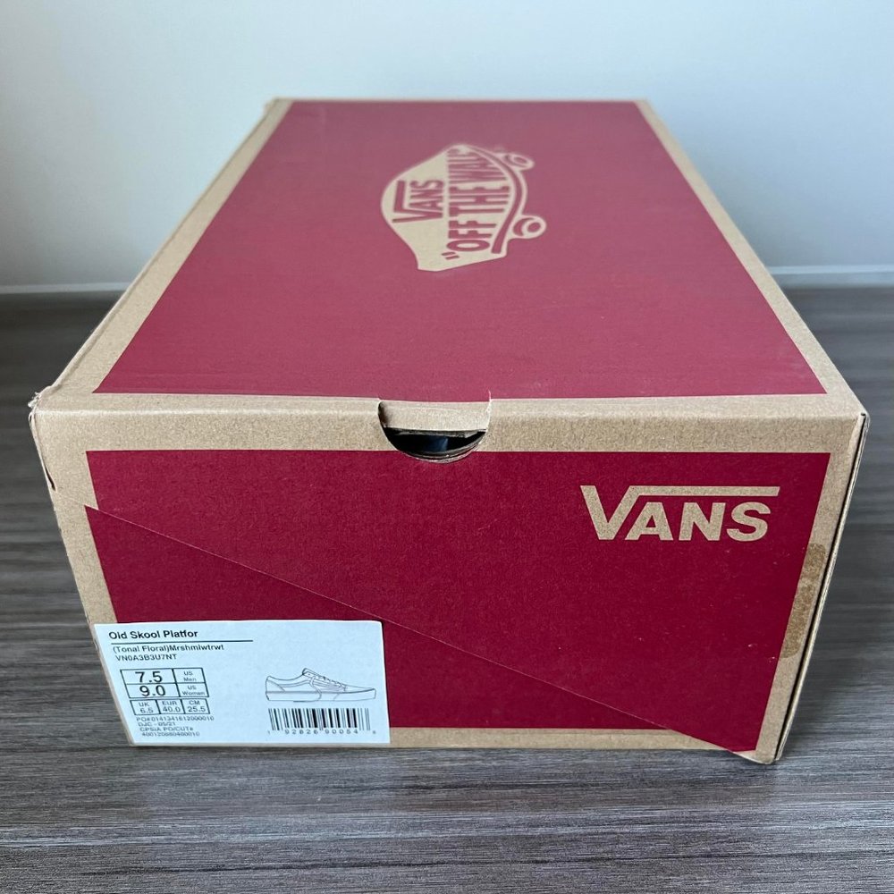 Vans Old Skool Platform Shoes Women's Tonal Floral - Picture 11 of 16